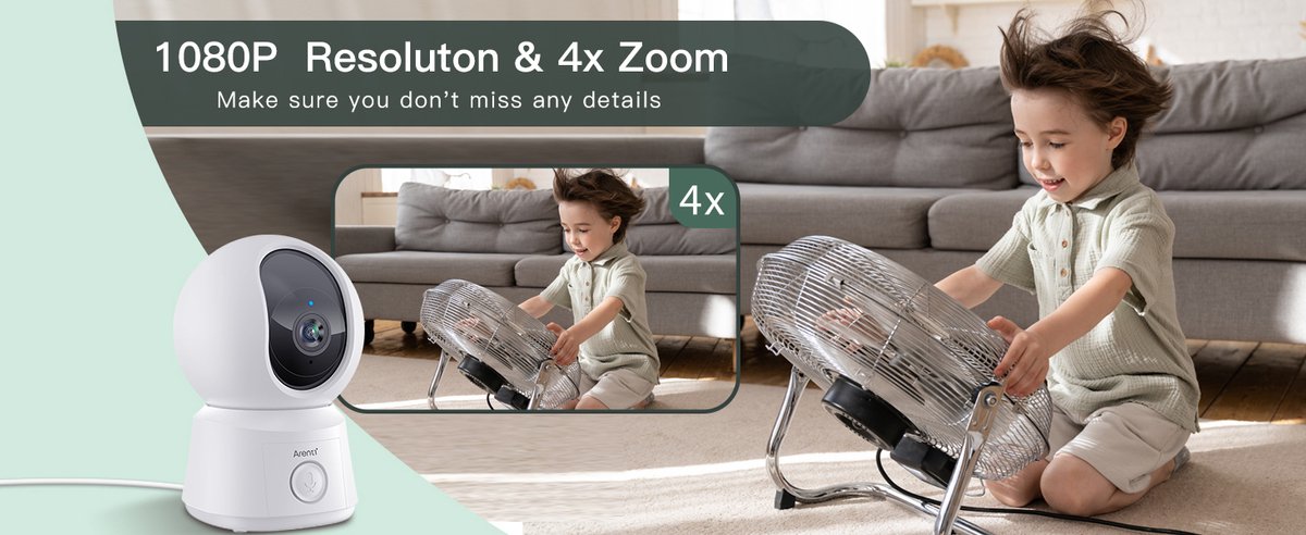 Arenti AINANNY B2 Kit Wifi Baby Monitor - Babyfoon met 5 Inch Scherm thumbnail 6