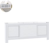 Radiatorombouw - Radiatorkast - Radiatorbekleding - Verstelbaar - Met kruislatten - MDF - Wit