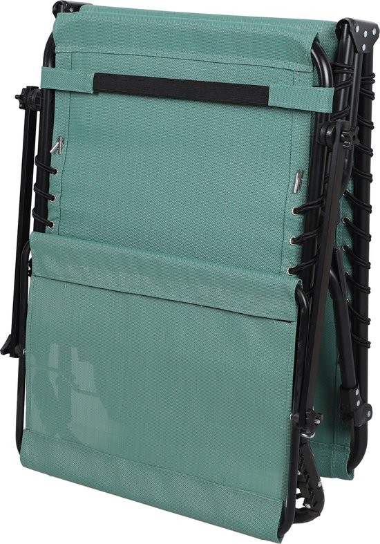 SET X 2 SUN LOUNGE WITH PARASOL AND CUSHION - GROENE — afbeelding 4