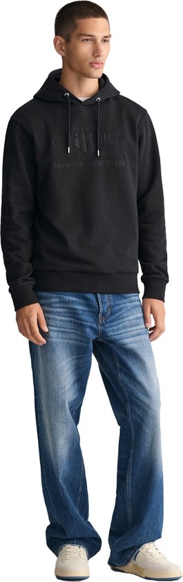 GANT Sweater REGULAR TONAL SHIELD HOODIE