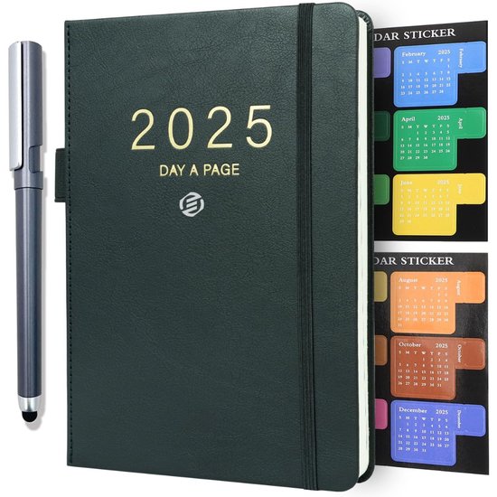 Planificateur hebdomadaire Equivera 2025 - Planificateur hebdomadaire - Agenda - Calendrier - Planificateur mensuel - Planificateur familial