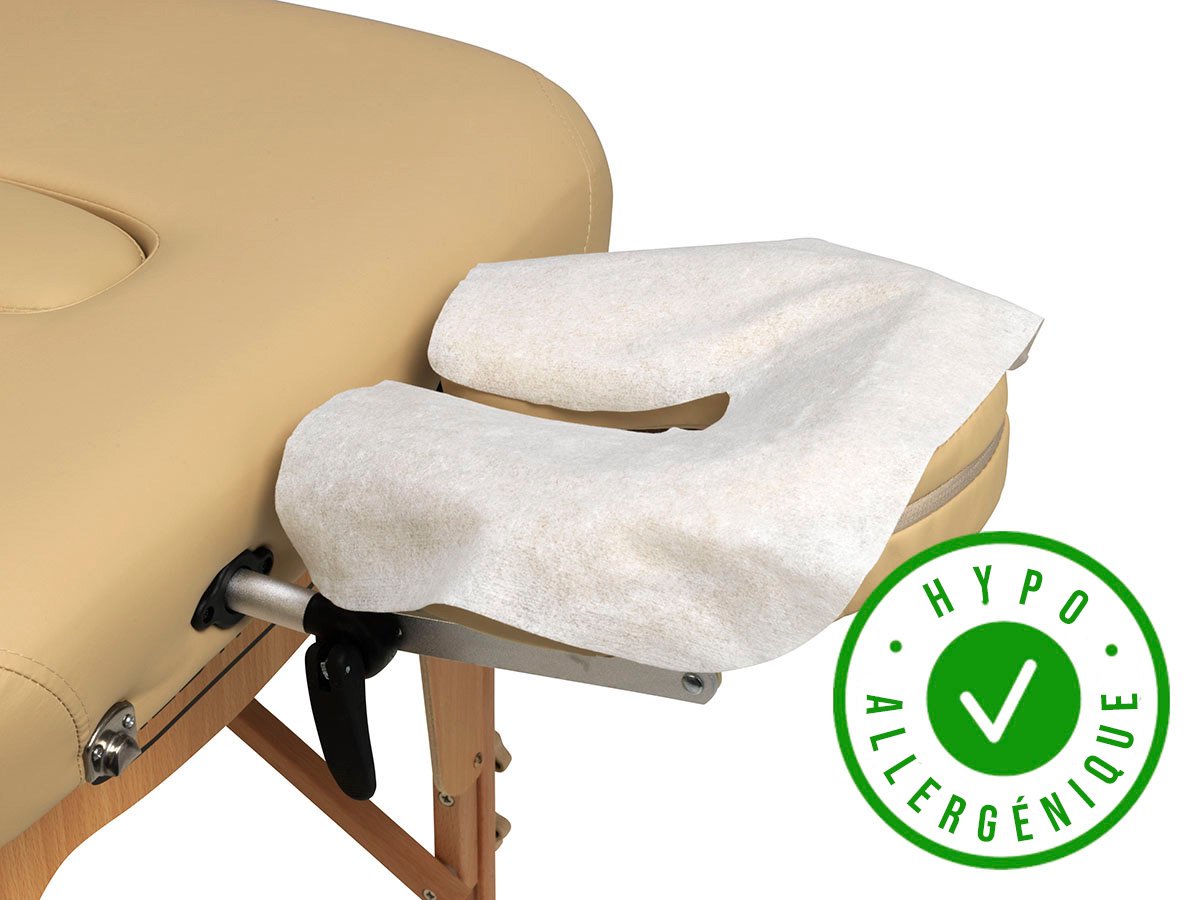 Goedkoopste ZenGrowth® Disposable Hoofdsteunhoesjes – 200 stuks – Wit – Hypoallergeen – Bescherming voor de massagetafel – Hygiënisch