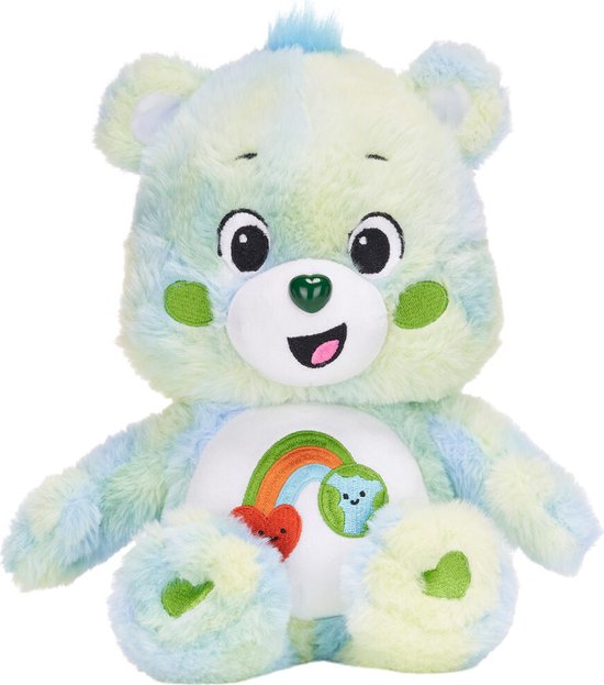 Care Bears / Troetelbeertjes - 25cm Good Luck Bear (Groen) Knuffel