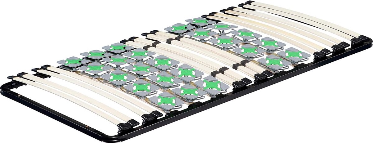 JGS® - Luxe Plattelattenbodem 80 x 200 cm, Ergonomisch met Plaatveren voor Alle Matrassen en Bedden -