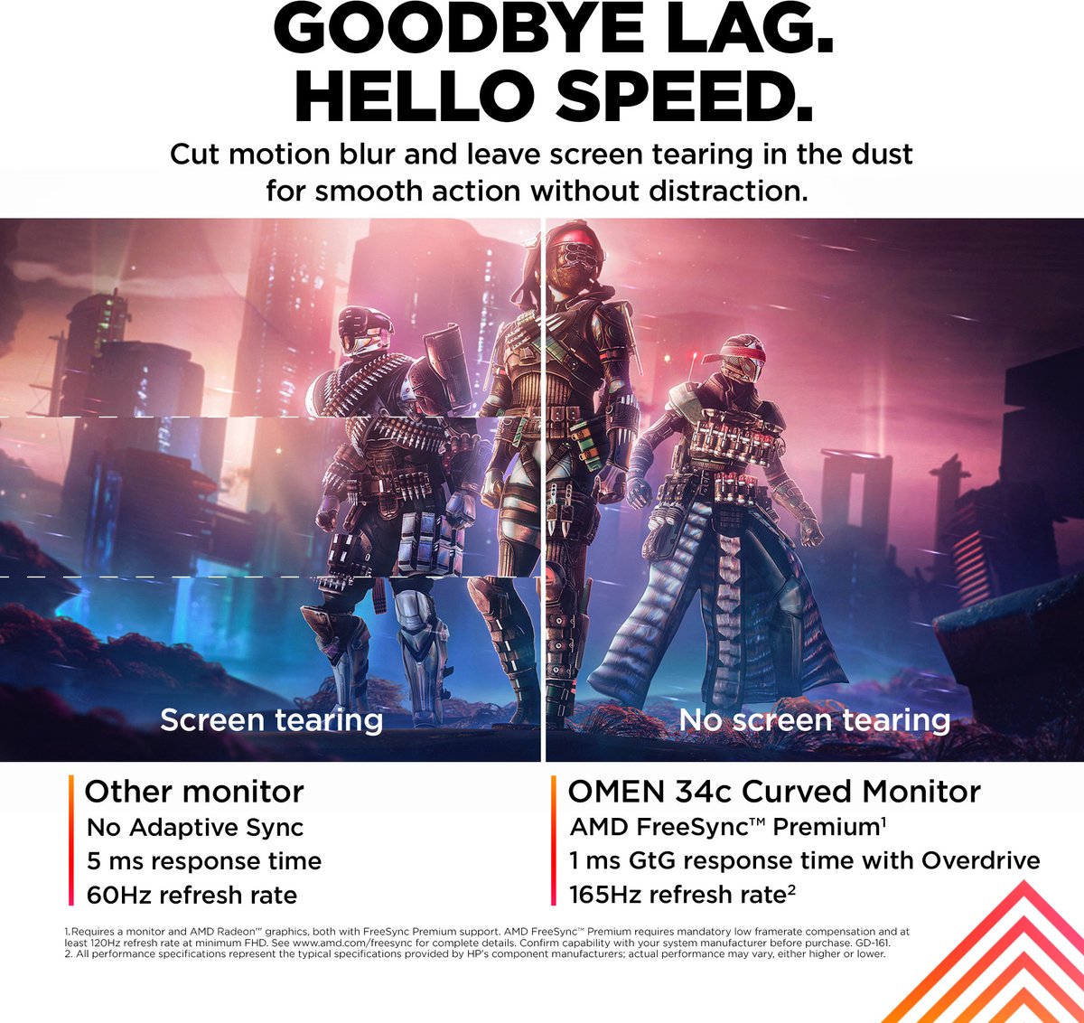 HP OMEN 34c QHD Ultrawide Curved Gaming (EAN: ...8825) - afbeelding 2