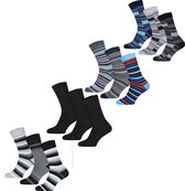 Chaussettes homme Gianvaglia | Coton | Mélange | Set de 12 paires | Taille 43-46