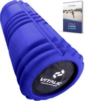 MASSIEVE Foam Roller incl 4 weken durend ONLINE trainingsschema - voor Rug, Nek en Lichaam massage roller - Nek massage apparaat Backstretcher en Rugstretcher - Fitness foamrollers | Vitalic