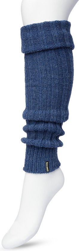 Bonnie Doon Jambières Blauw Unisexe Taille Unique - Femme et Homme - Manches - Jambières - Tricot épais - Laine - 1 paire - Chaud - Confortable - Jeans Blue Heather - Blauw Melange - Accessoire de Mode - BE021766.16