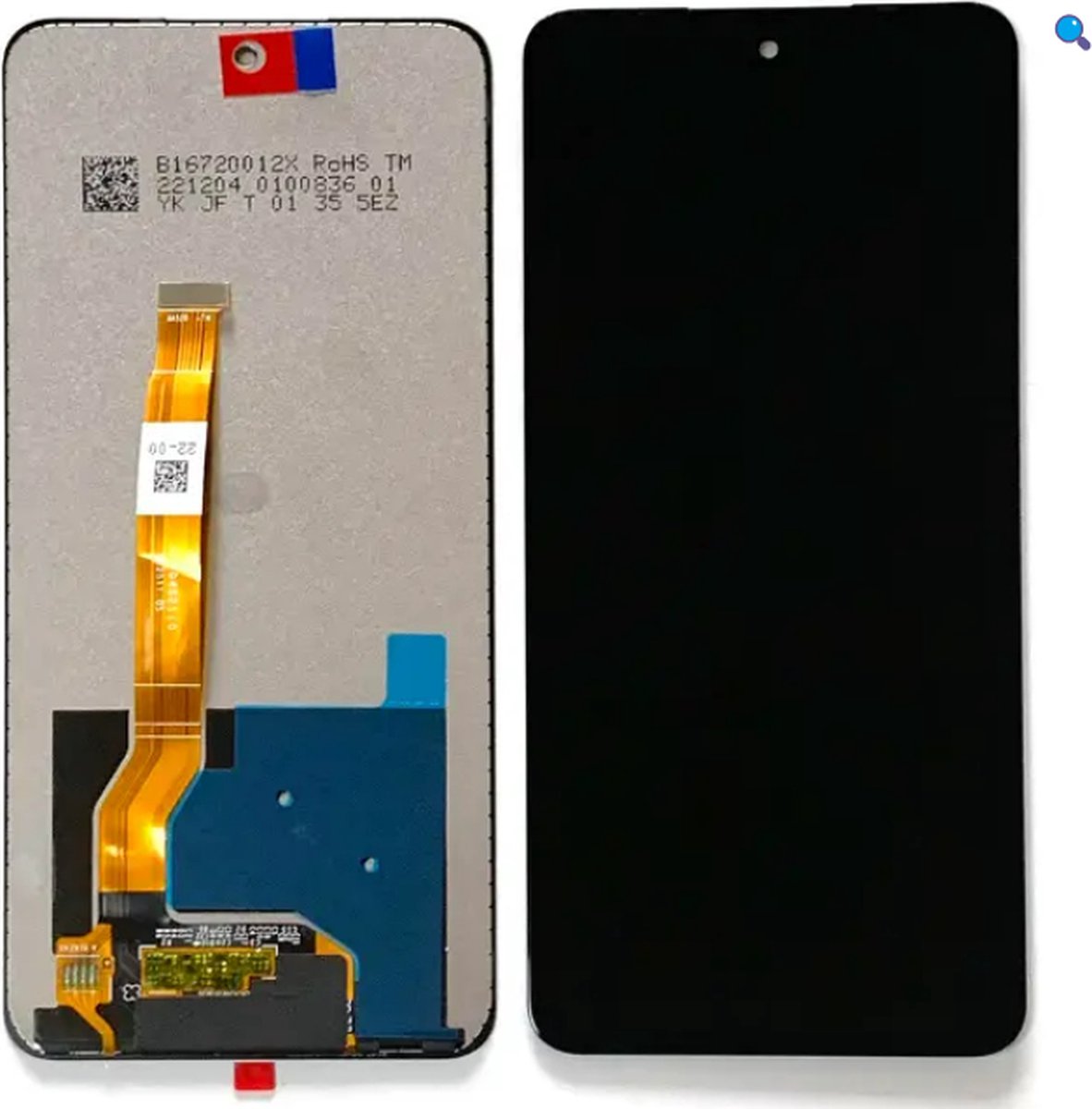 For Oppo A58 4G/A97 /Realmi C55 LCD Screen Display Assembly No Frame (Black)