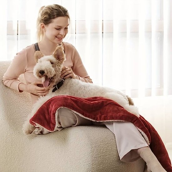 Couverture Bovista - Peluche - Laine - Couverture - Polaire - Plaid - Couverture câline - Couverture de canapé - 2 personnes Extra Groot - Beige