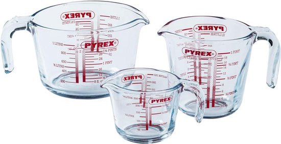 Foto: Pyrex 912s992 7041 maatbeker glas transparant 23 3 x 23 3 x 16 6 cm