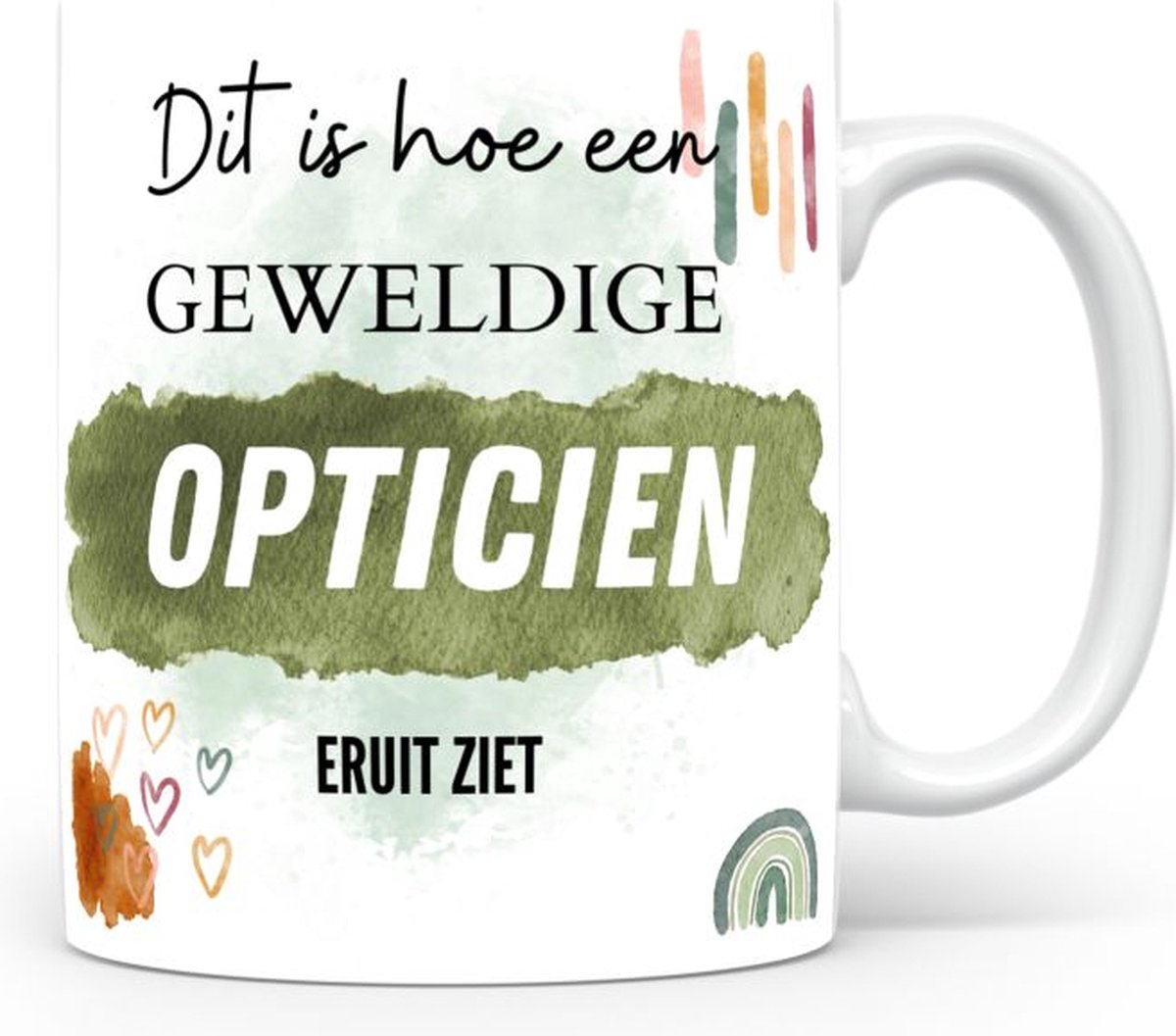 Mok bedrukken met beroep Opticien