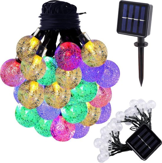 Tuinslinger 20 LED multicolor op zonne-energie
