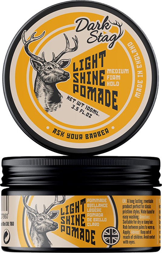 Foto: Dark stag light shine pomade 100ml