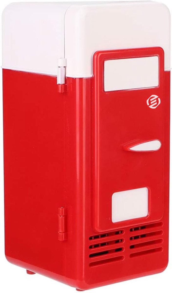 Equivera Mini Fridge - Fridge - Mini Fridge for Drinks - Mini Fridge Eten En Drinken - Mini Koelkast - Mini Koelkasten - Minikoelkast - Koelkastje -