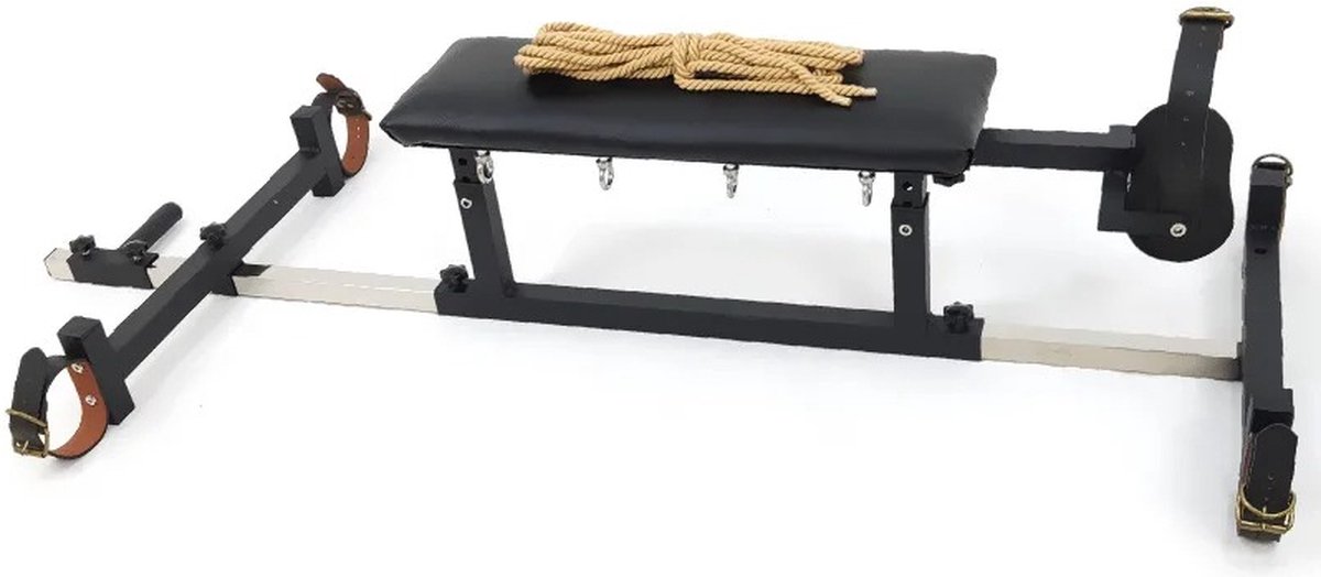 Goedkoopste BDSM Bench - Seksmeubel - Seks - Bondage Set - Sex Bank - Leer - Extreme - Sex chair - Rope - Inclusief Touw
