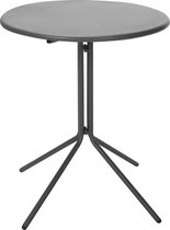 vidaXL Tuintafel 165x80x71 cm staal antracietkleurig, eettafel, picknicktafel, campingtafel, eet tafel, tuinmeubel, terrastafel, terrasmeubel