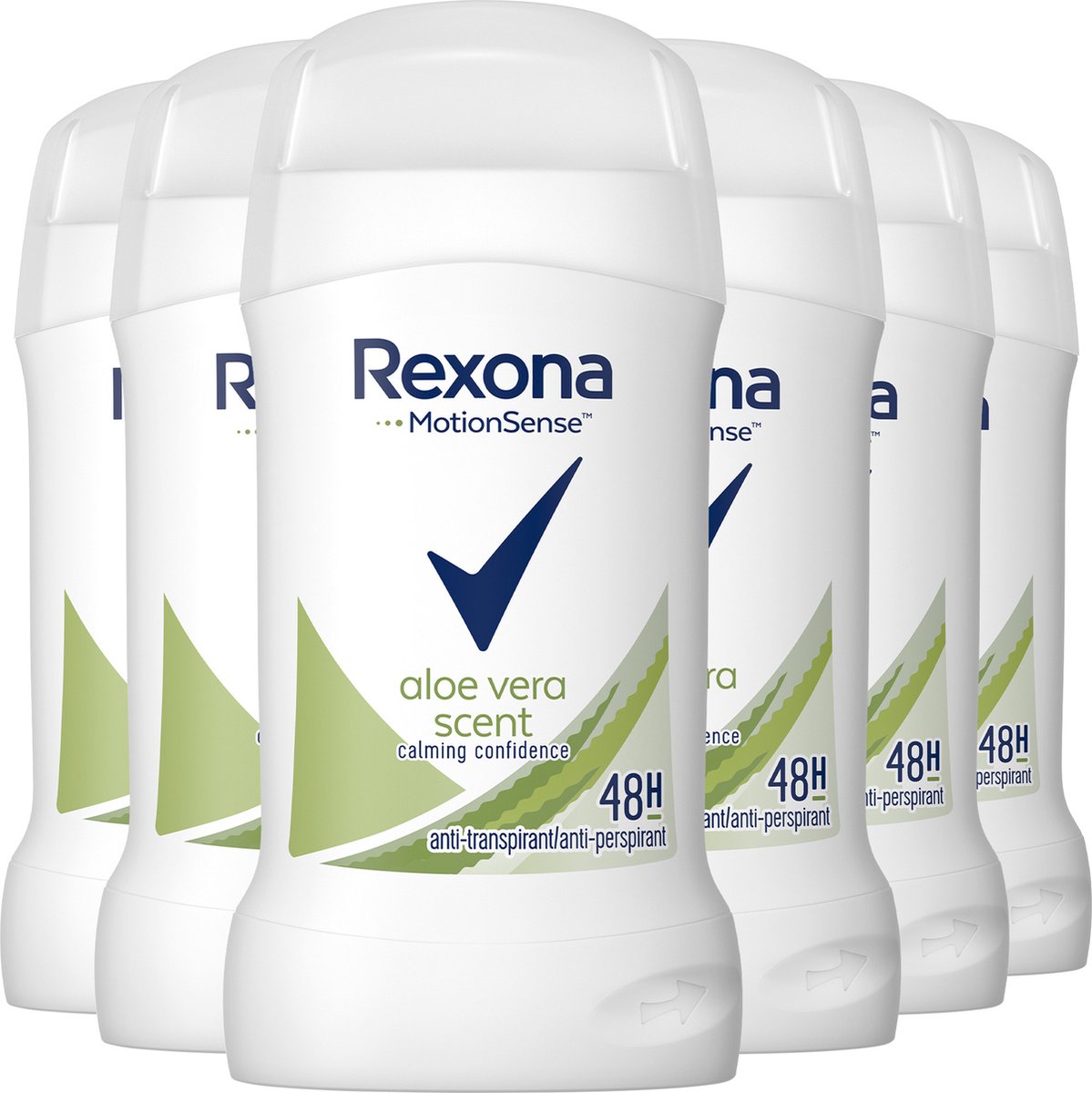 Rexona Stick Fresh Aloe vera Anti-Transpirant - 6 x 40 ml - Voordeelverpakking