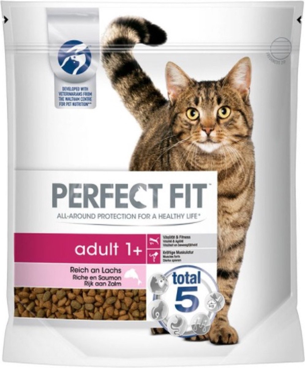 Perfect Fit Perfect Fit - Adult 1+ Droogvoer Zalm - Kattenvoer - 1400 g