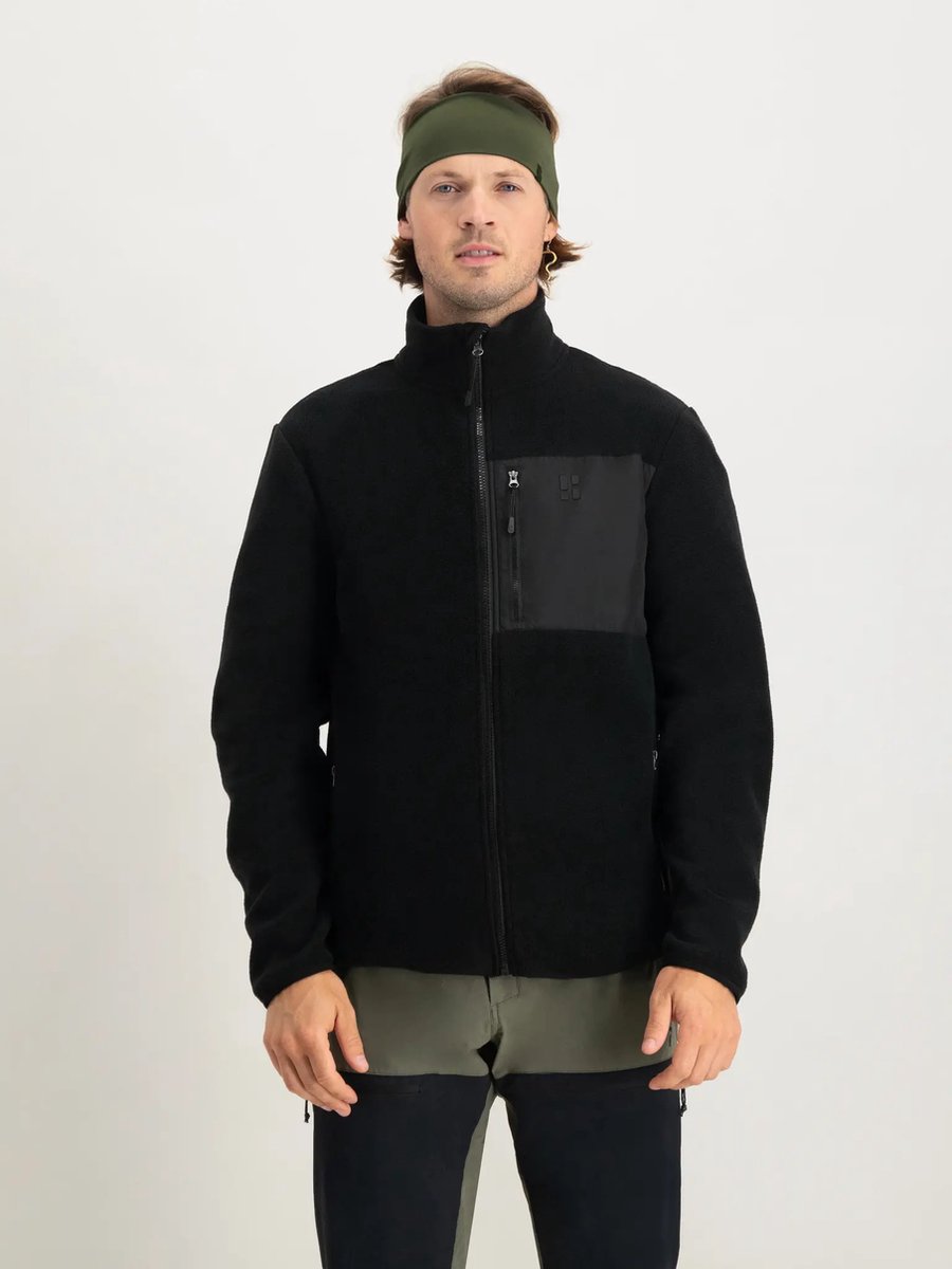 Poederbaas Four Seasons Fleece Vest Heren Zwart