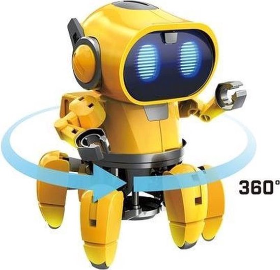 Kit Blocs Construction Robot 180 Pièces – 50 Modèles En 1 – Éducatif STEM – Squtee