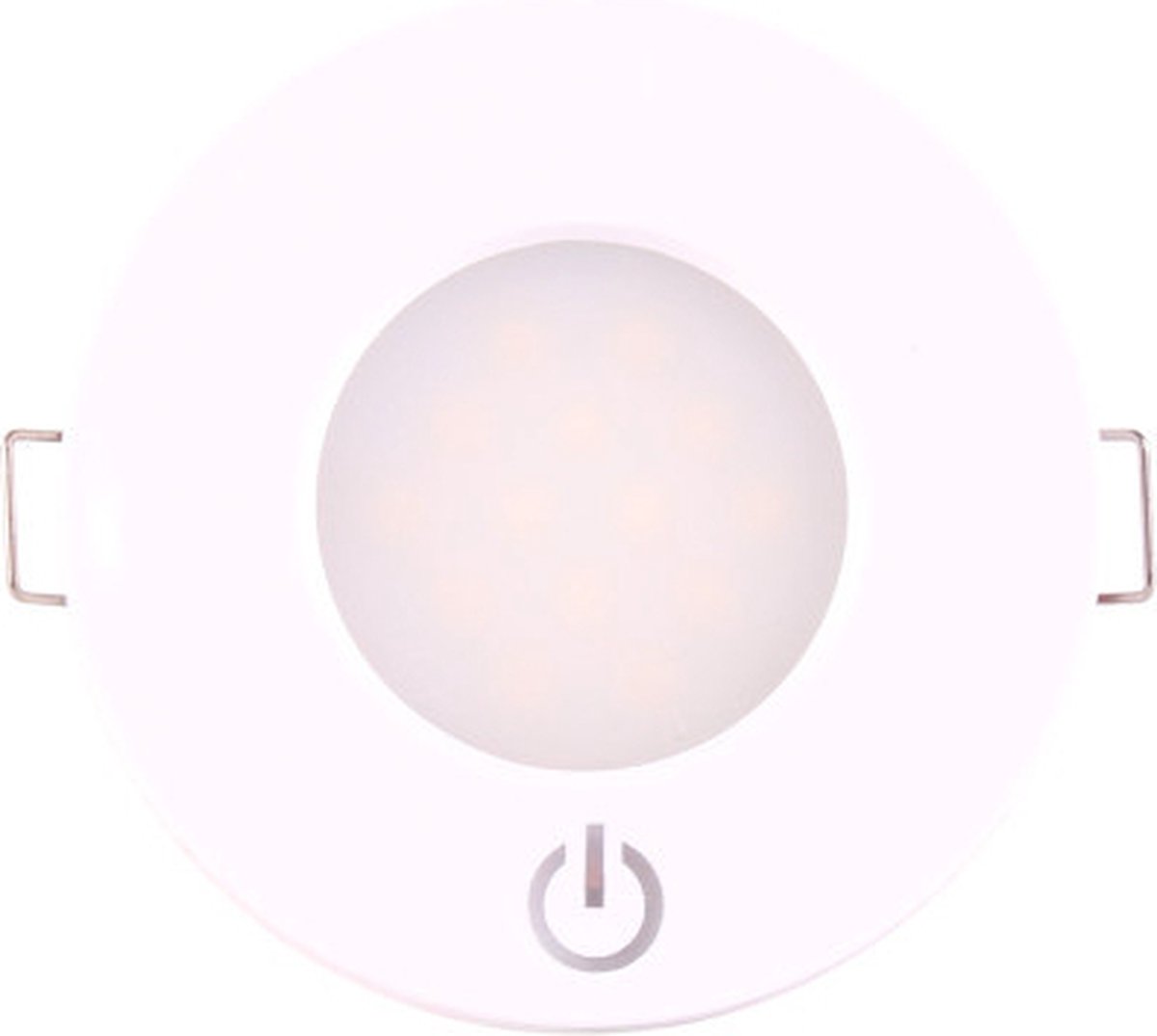LED Inbouwspot Button + Schakelaar 12V 2.5W