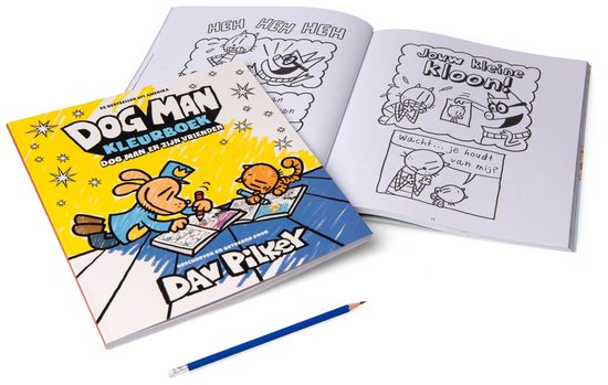 Dog Man - Dog Man kleurboek