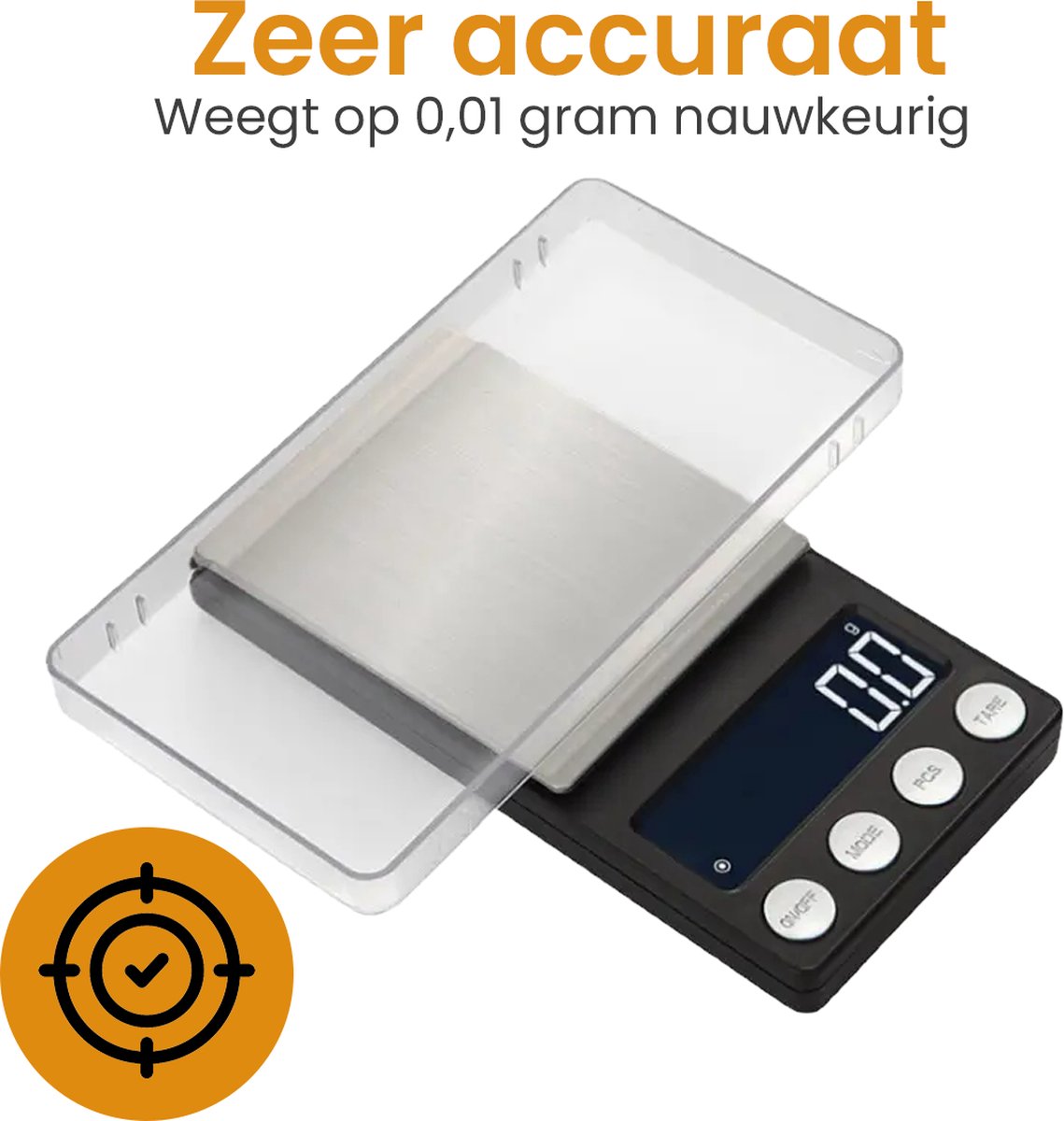 Precisie Weegschaal - Premes - 0.01 tot 500 Gram - Weegschaal Keuken - Precisie Weegschaal Keuken 001g - Weegschaalkeuken - Weegschaal 0 01 gram - Precisie Keukenweegschaal - Koffie Weegschaal - Mini Weegschaal - Weegschaal Keuken Precisie — cadeau in Kookcadeaus - foto 5