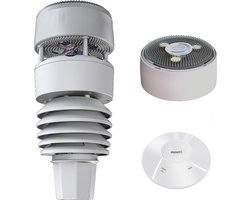 Draadloos 7-in-1 Weerstation met Buitensensor en Wifi Hub voor Thuis