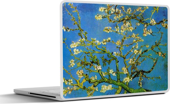 Laptop sticker - 14 inch - Amandelbloesem - Vincent van Gogh - 32x5x23x5cm - Laptopstickers - Laptop skin - Cover