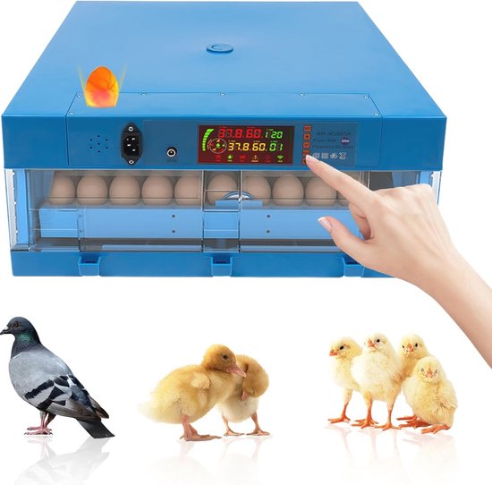 UniEgg Volledig Geautomatiseerde Broedmachine – Geschikt Tot 30 Eieren Met Warmteplaat, Hygrometer En Waterflesje