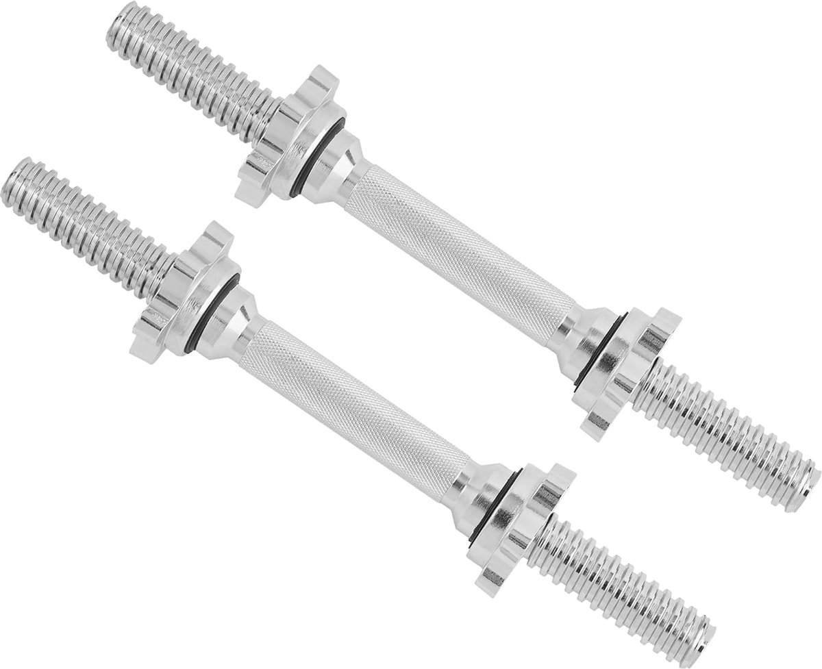 Dumbbell Stangenset voor Krachtraining met Verstelbare Gewichtplaten