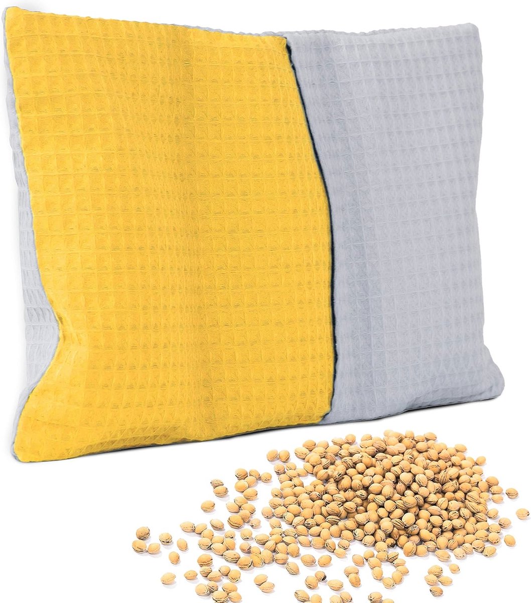 Warmtekussen 20 x 30 cm Kersenpit Kussen voor Pijnverlichting en Ontspanning