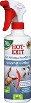 BSI - Hot exit voor het verjagen van katten en honden - Afweer van katten en honden - Met contactwerkng en langdurig actief - 500 ml voor 30 m²