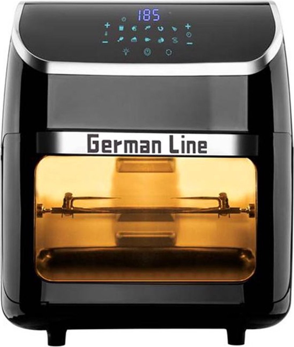 German Line AirFryer Oven 12 Liter - Zwart