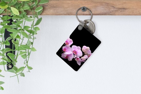 Porte-clés - Orchidée - Fleurs - Rose - Flora - Cadeaux à distribuer - Plastique
