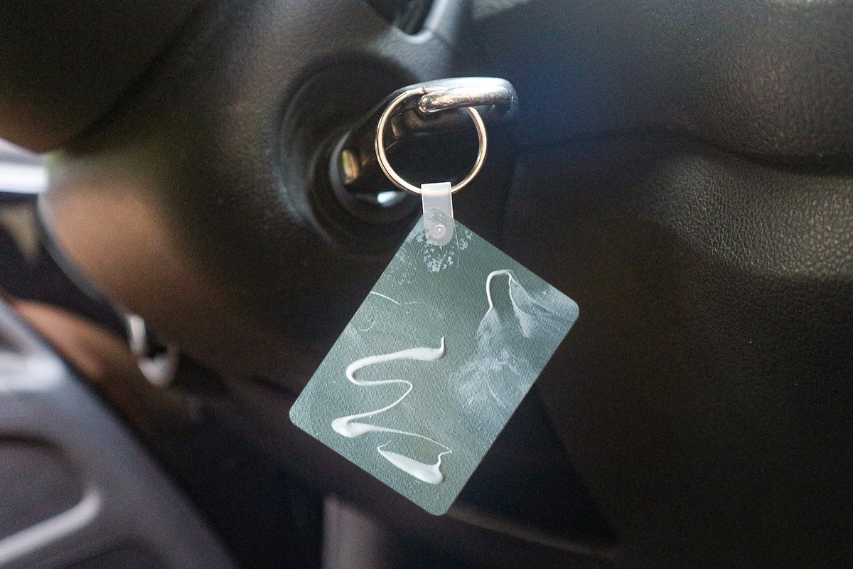 Sleutelhanger - Acrylverf - Design - Abstract - Uitdeelcadeautjes - Plastic
