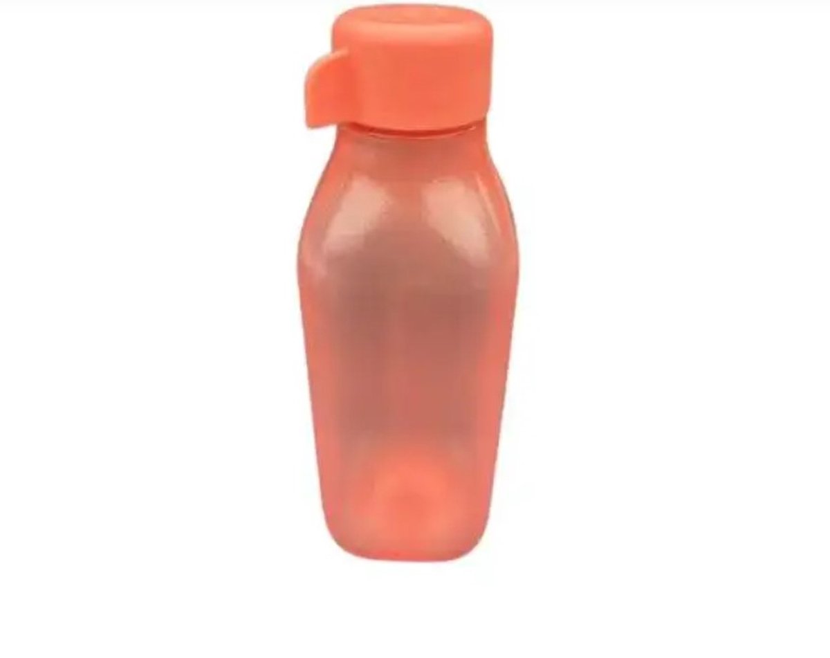 Tupperware Eco Fles Vierkant Zalm 500ml