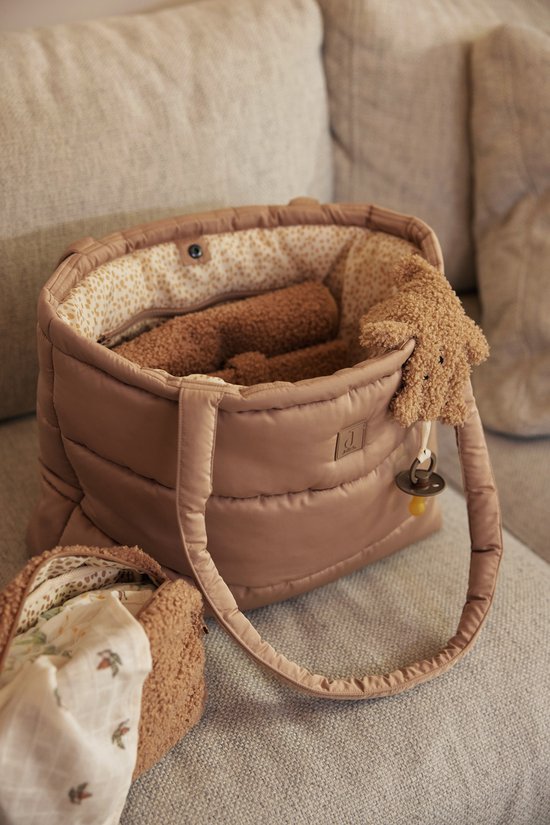 Jollein Luiertas Puffed bag Biscuit van Jollein — afbeelding 4