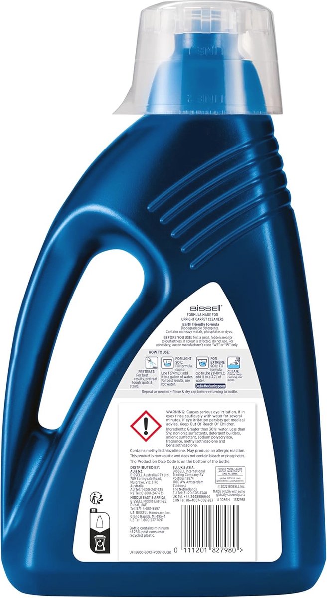 Tapijtreinigingsmiddel met Scotchguard voor optimale bescherming en krachtige reiniging - 1,5 liter — afbeelding 2