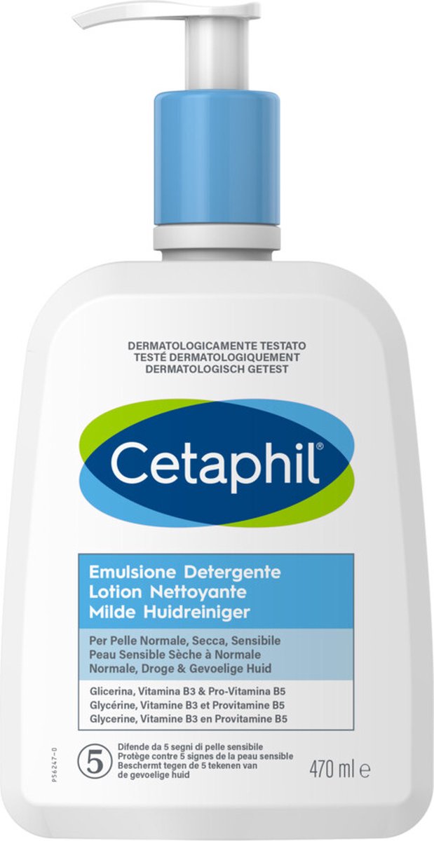 Cetaphil - Milde Huidreiniger - 12 x 470 ml - Voordeelverpakking