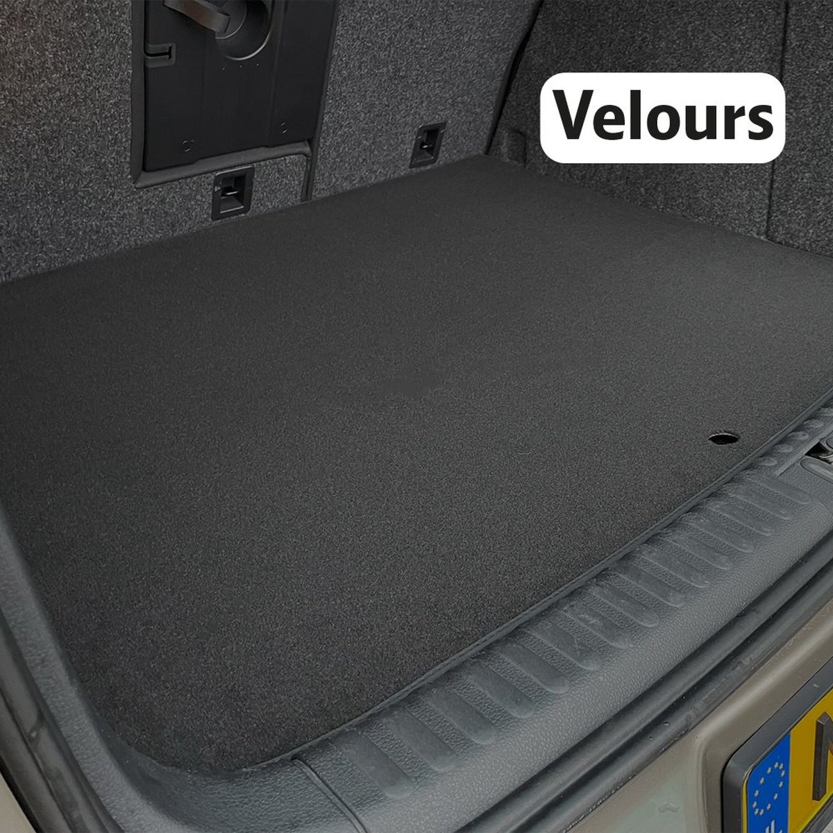Tip-it Kofferbakmat Velours / Rubber Hyundai Tucson Hybride 2020 - 2024 - Perfecte pasvorm - Aan twee kanten te gebruiken