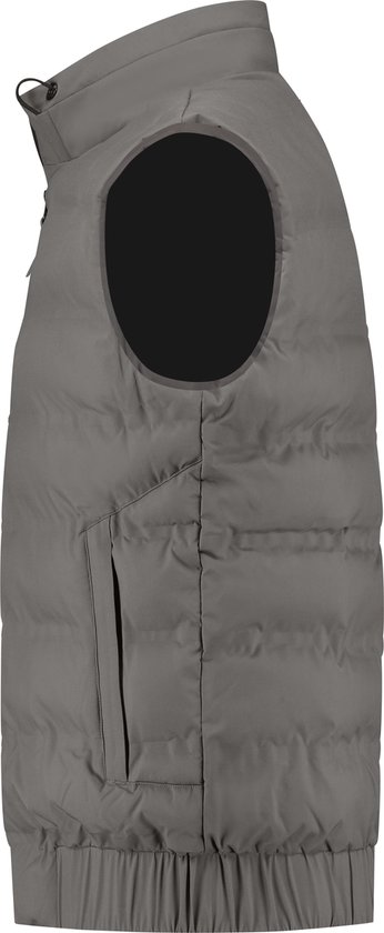 Travelin- Gilet doublé pour homme - Déperlant - Gris foncé