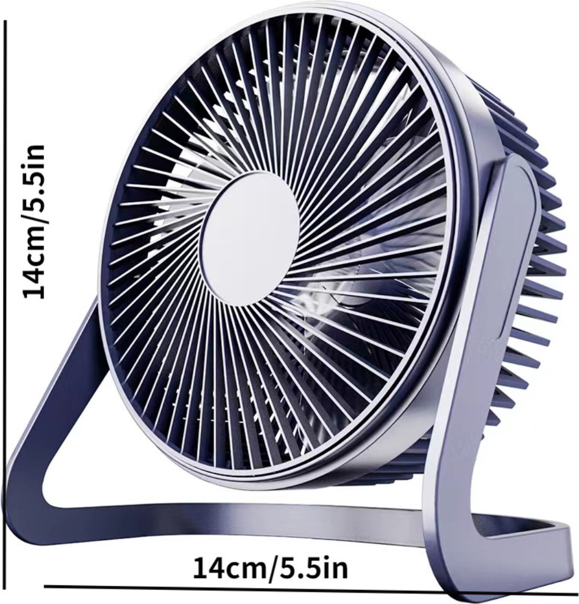 Bovista Ventilator Staand - Ventilatoren - Tafelventilator - Statief - Extra Verkoelend - Aircooler - Cooling Fan - Cooler - Blauw