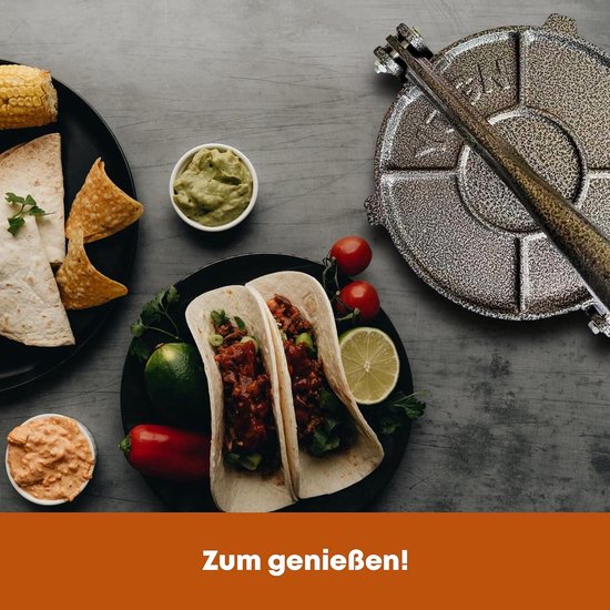 Máquina Para Tortillas, Prensa Para Tortillas De 6,5 Pulgadas, Máquina Para Hacer Tortillas Prensa Para Tortillas De Maiz Rendimiento De Alta Gama