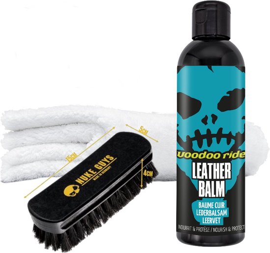 VooDoo Ride Leather Balm, leerreinigingsset bestaande uit; 200 ml ...