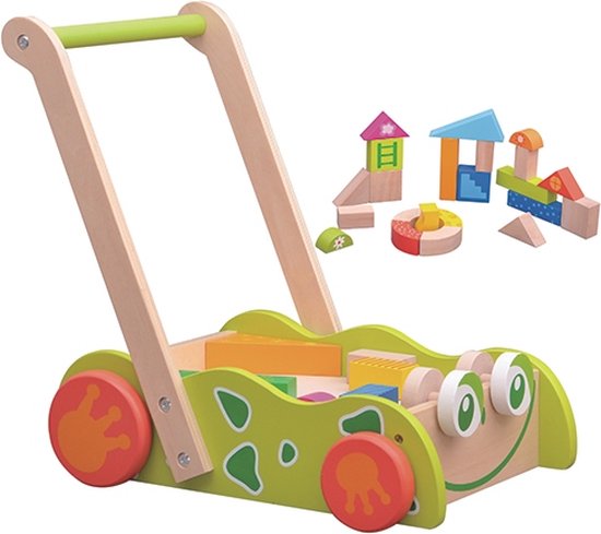 Joueco - Loopauto met blokken