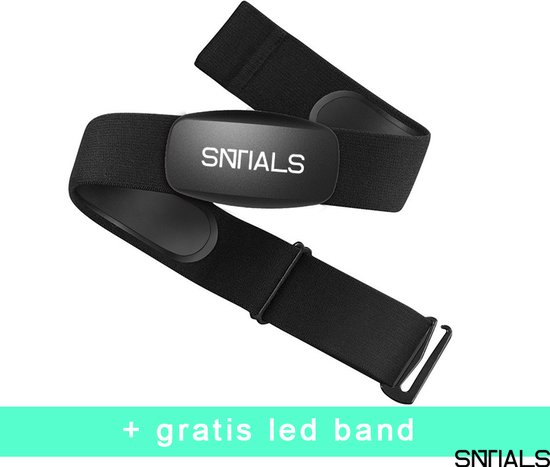 Foto: Sntials hartslag band borst band hartslag meter met gratis led band garmin hardlopen