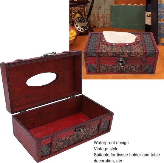 Houten tissue box – Echt Uniek