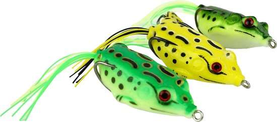 Fish-Xpro Topwater Kunstaasset - Poppers & Frogs - 6 Stuks - Kunstaas - Roofvissen van Fish-Xpro — afbeelding 2